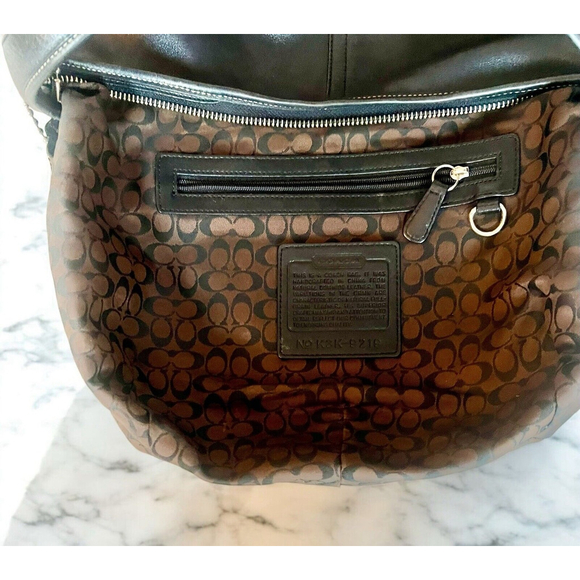 Vintage Coach Black Leather Ergo Hobo Shoulder Bag Handbag Purse 9219 - Picture 12 of 12